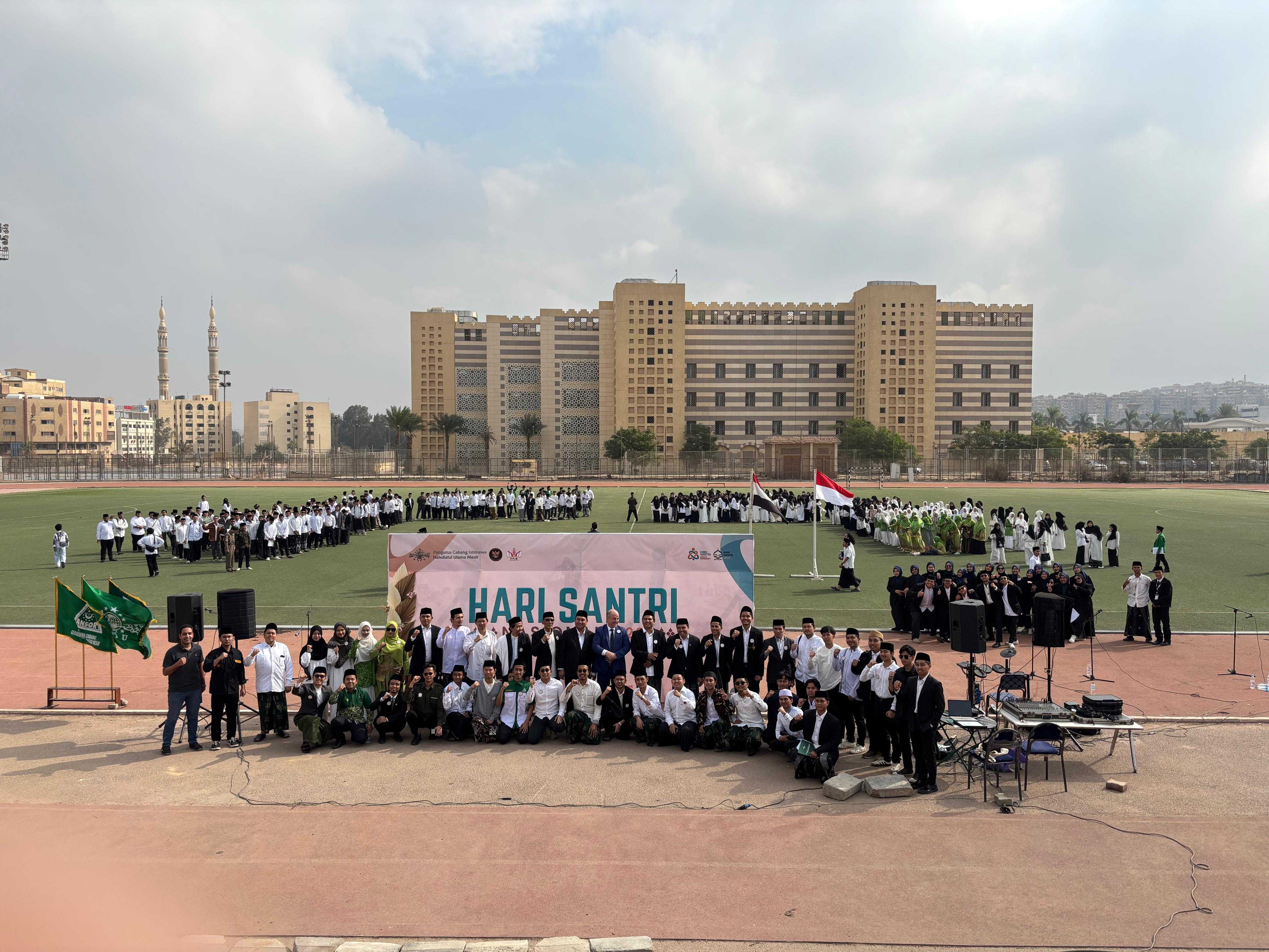1.000 Peserta Ikuti Apel Hari Santri di Mesir, PCINU Apresiasi 43 Peraih Cumlaude Al-Azhar